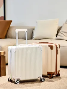 Mini Valigia de Viaggio Leggera Piccola Rigida con Ruote Universali e Serratura a Combinazione per Donna Uomo