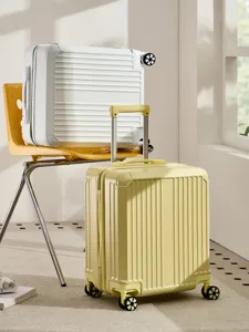 Small suitcase 20 inch carry on luggage lightweight travel trolley case for women men