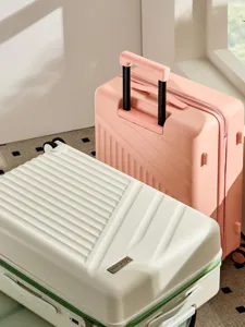Maleta de viaje trolley robusta con gran capacidad para mujeres y hombres elegante de 24 pulgadas.