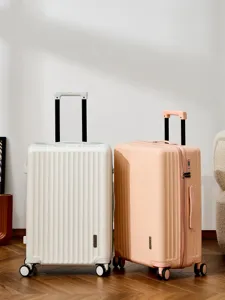 Travel suitcase set 20 24 inch rolling luggage hard shell trolley bag for women men travel