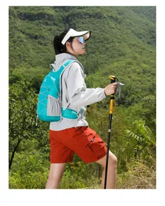 Lightweight outdoor hiking backpack for travel, cycling, and mountaineering sports. Durable design.