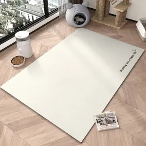 Modern Minimalist Solid Color Pet Floor Mat Non Slip Dirt Resistant Diatom Mud Foot Mat Household Easy Care Wear Resistant Mat