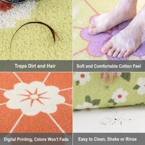 Antislip Badkamer Luffa Mat Zachte Douche Vloermat Snelle Afvoer PVC Douchemat