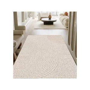 Wabi Sabi PVC Loop Door Mat Non-Slip Hallway Rug Neutral Tone Floor Mat Entryway Decor