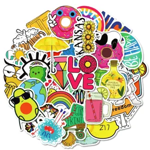 Waterproof Cartoon Graffiti Stickers PVC Decorative Decals For Laptop Luggage Water Bottle Skateboard Craft