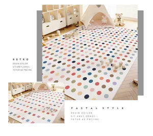 Dopamine colorful polka dot baby crawling mat soft living room anti-slip carpet for kids room