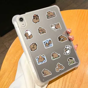 Cute cartoon capybara waterproof stickers for phone tablet laptop skateboard decoration 50pcs