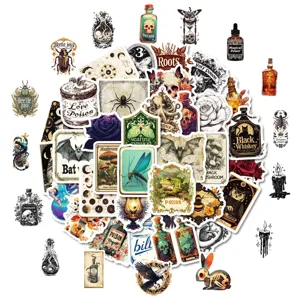 Vintage gothic sticker pack waterproof vinyl stickers dark aesthetic scrapbooking decals