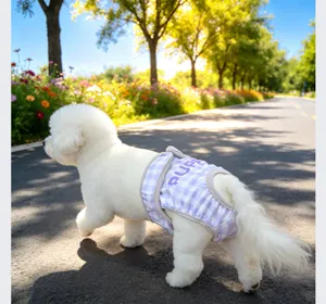 Pantalón sanitario lavable impermeable para mascotas pañal para perros vista detallada