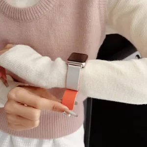 Correa de reloj de silicona magnética de repuesto compatible con varios modelos smart.