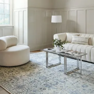Bohemian Style Living Room Area Rug Vintage Retro Pattern Bedroom Bedside Carpet Soft Washable Floor Mat