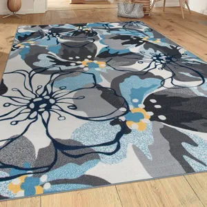 Modern large floral living room carpet faux cashmere vintage hotel bedroom sofa tea table mat