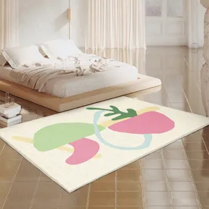 Modern minimalist abstract geometric living room bedroom bedside rug soft floor mat