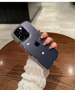 Sturzsichere transparente Handyhülle kompatibel mit iPhone pro ultra dünne PC Schutzhülle