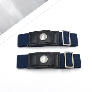 Invisible elastic belt for women, adjustable buckle-free waistband for jeans and trousers.
