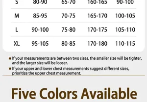 Detalles de tabla de tallas para leggings de fitness, medidas exactas de S a XL para ajustar.