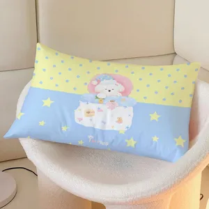 Korean Ins Style Cartoon Dog Decorative Pillow Soft Plush Bedside Backrest Cushion For Bedroom Dormitory Home Decor