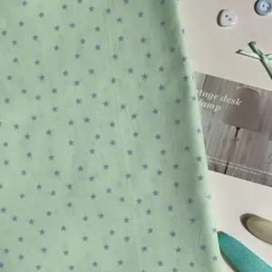 Korean macaron contrast color star tablecloth fabric fresh desk photography DIY handmade material