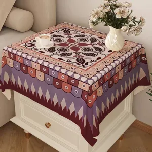 Bellissima tovaglia stile bohémien panno decorativo antipolvere per tavolino di salotto