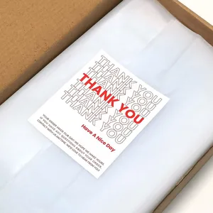 50pcs Thank You Stickers Gift Box Sealing Labels For Bakery Cake And Takeout Package Decor