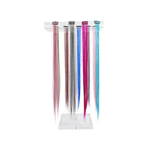 Transparent Acrylic Wig Stand Detachable Hair Extension Storage Holder Display Rack For Salon Home Use
