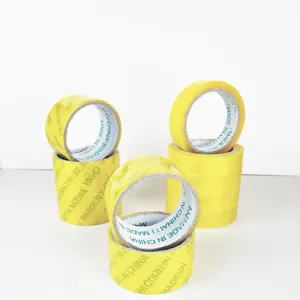 Clear packing tape yellow adhesive tape rolls for shipping and moving daily use new