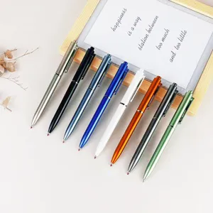 Minimalistisch Metall Gelschreiber Feine Spitze Schnelltrocknend Signierstift Büro Schreibstift