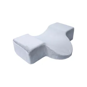 Ergonomic Eyelash Extension Neck Pillow Memory Foam Salon Support Pillow for Lash Artists