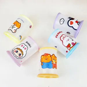 Porte-stylo pliable motif animal mignon organisateur de bureau papeterie etudiant.