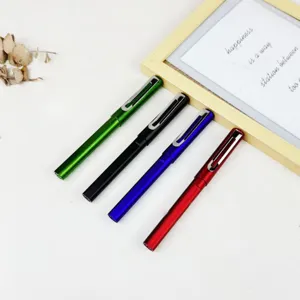 Metall Gelstift Rollerball Buero Schule Schreibwaren Set in vier verschiedenen Farben.