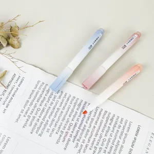 Verloop markeerstiften set, oogbeschermende kleuren, studenten pennen voor markeren.