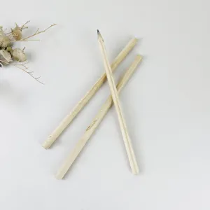 Natural wooden hexagonal pencils for students writing and sketching, safe and durable wood lead.