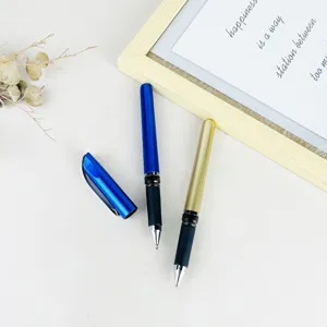 Kunststoff Gelstift Business Signatur Prüfungsstift mit elegantem Metalldesign.