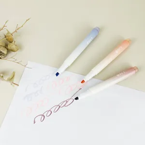 Pastel markeerstiften set schattige esthetische marker pennen kantoor school benodigdheden