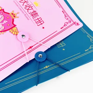 Dossier de rangement pour certificats protège documents pochette de collection avec cordon