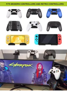 Support mural universel en acrylique pour manette de jeu PS4 PS5 Xbox Nintendo Switch.