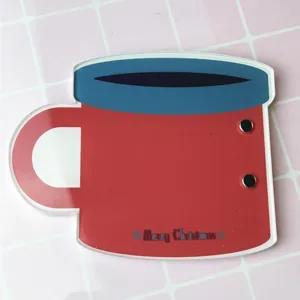 Acrylic eyelash extension holder tray detail view, coffee cup shape design with magnetic points.