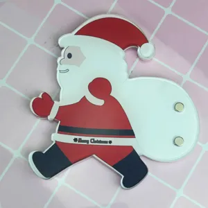 Christmas Santa eyelash extension acrylic grafting palette tray tool with magnetic design.