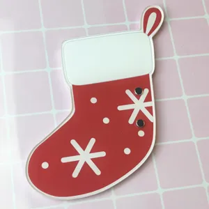 Acrylic eyelash extension pallet Christmas stocking design grafting tool tray holder