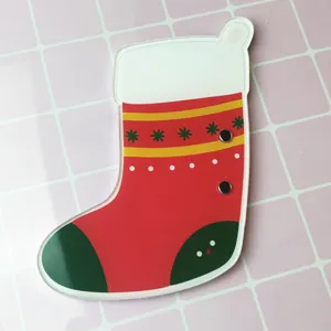 Christmas stocking shape acrylic eyelash extension pallet holder tool for salon use