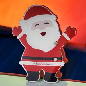 Santa Claus acrylic eyelash extension holding tray holder tool for lash artists main view