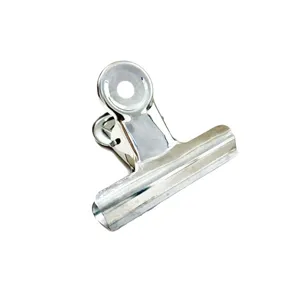 Clip per carta in metallo resistente pinza fermacarte per ufficio in acciaio inox