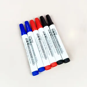 Erasable whiteboard marker set with vibrant colors and smooth writing for school or office use.