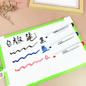 Dry erase whiteboard markers set with smooth writing and easy wiping for office and school use.