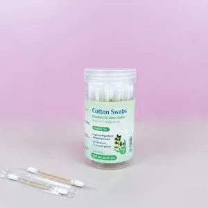 Portable Xanthium Essential Oil Cotton Swabs Independent Disposable Nasal Care Cotton Buds For Daily Cleaning