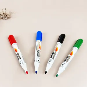 Wasserdichtes ölbasierendes Whiteboard-Marker Set, schnelltrocknende Stifte in 4 Farben.
