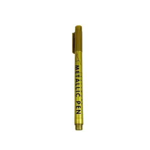 Stylo marqueur métallique doré pour artisanat DIY, peinture d'art, feutre peinture huile.