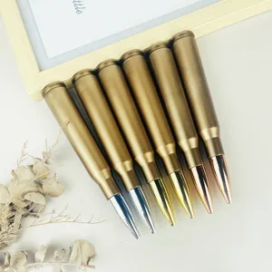 Stylo bille en forme de balle, stylo gel en métal créatif, papeterie cool et super cadeau.