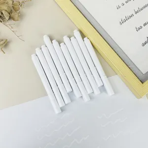 White liquid chalk markers erasable whiteboard pens for kids drawing and office writing supplies.