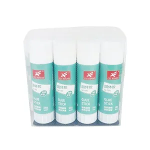4-pack 36g lijmstiften, soepele toepassing, ideaal voor school, kantoor en knutselprojecten.